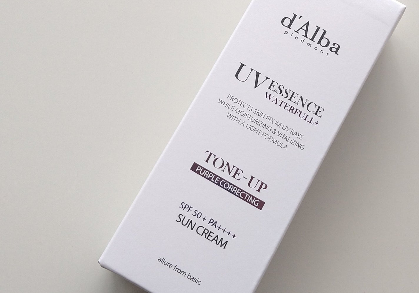 ダルバ ウォータフル トーンアップ サンクリーム(パープル)/ダルバ/日焼け止めクリームを使ったクチコミ(5枚目)