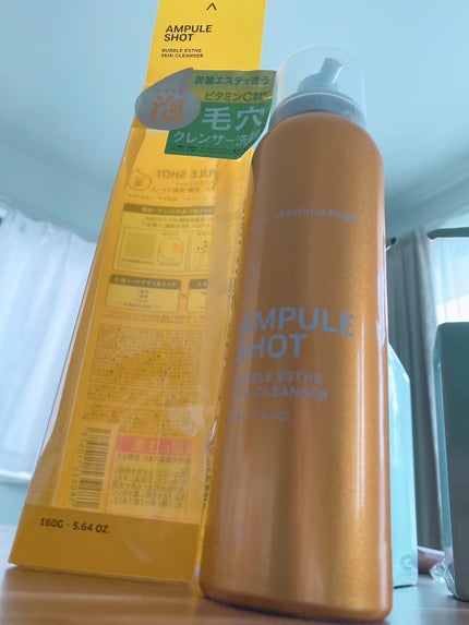 バブルエステ 炭酸洗顔フォーム/AMPULE SHOT/泡洗顔を使ったクチコミ(1枚目)