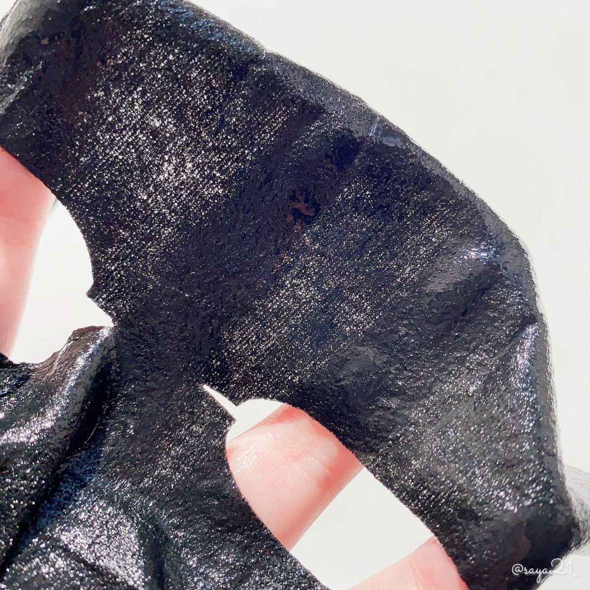 ディープブラック アクアモイスチャー シートマスク/ALFACE+/シートマスク・パックを使ったクチコミ（2枚目）