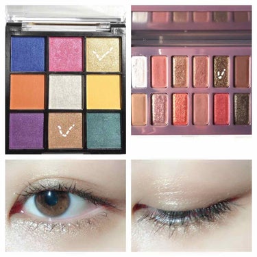 UR GLAM　BLOOMING EYE COLOR PALETTE/U R GLAM/アイシャドウパレットを使ったクチコミ（2枚目）