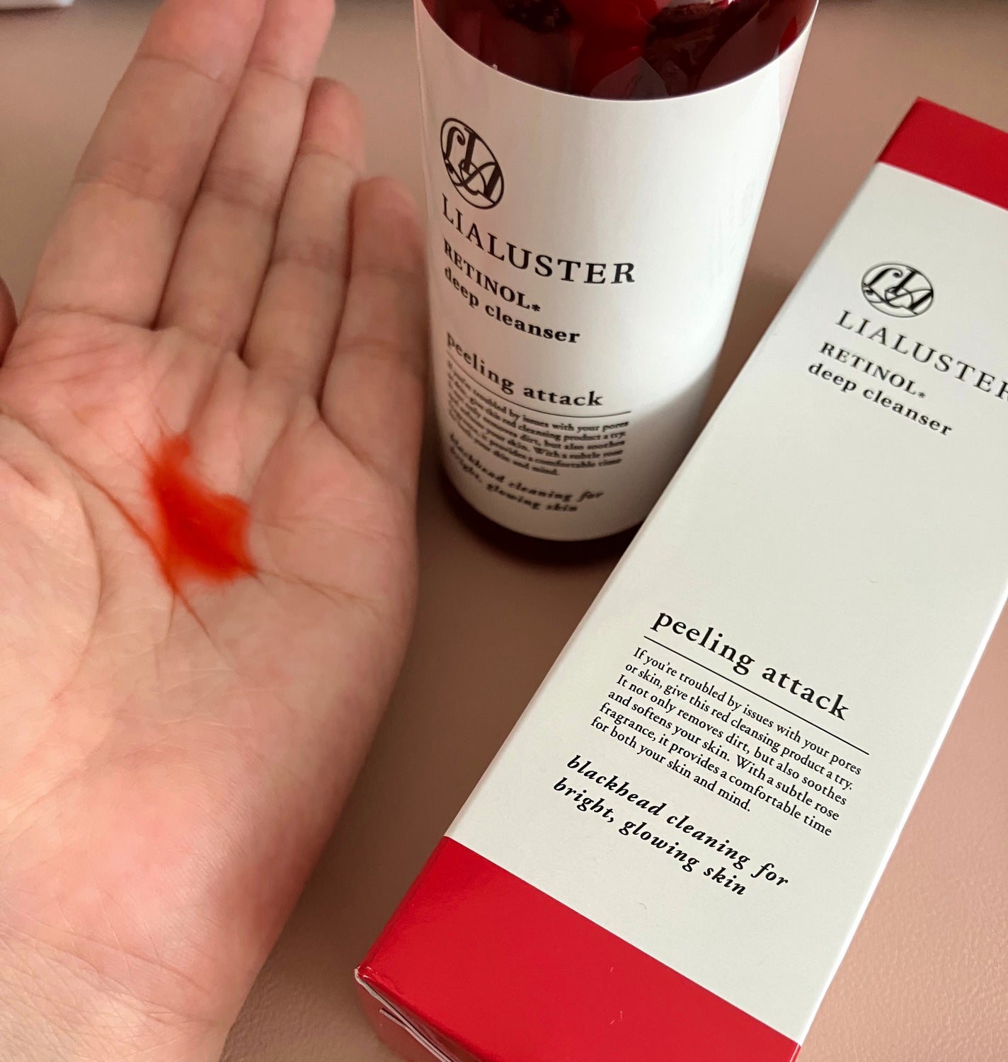 レチノールディープクレンザー/LIALUSTER/その他洗顔料を使ったクチコミ(3枚目)