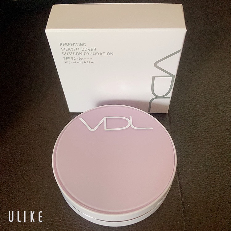 パーフェクティング シルキーフィット カバー クッション ファンデーション V02　明るいベージュオークル/VDL/クッションファンデーションを使ったクチコミ（1枚目）