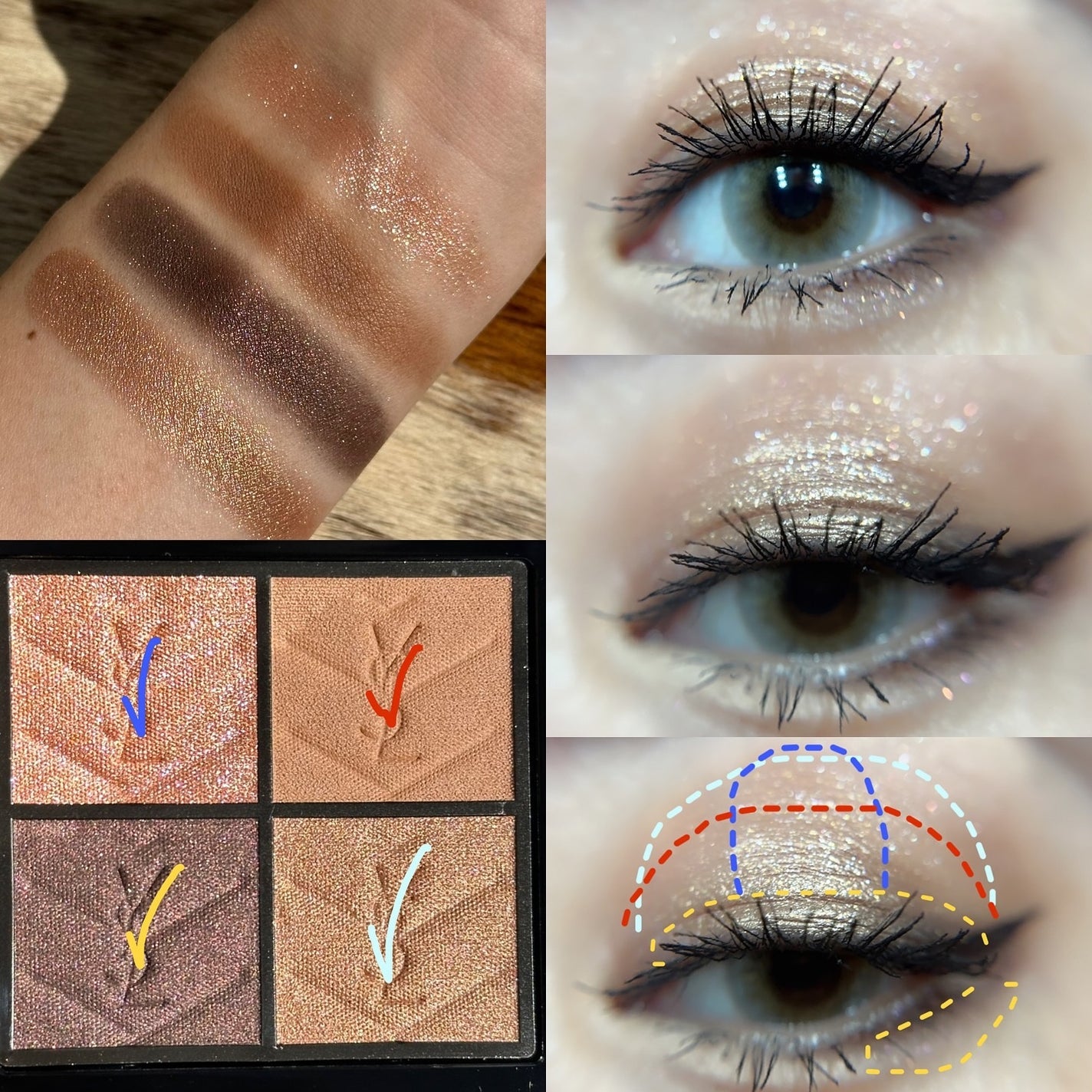 クチュール ミニ クラッチ/YVES SAINT LAURENT BEAUTE/アイシャドウパレットを使ったクチコミ(6枚目)