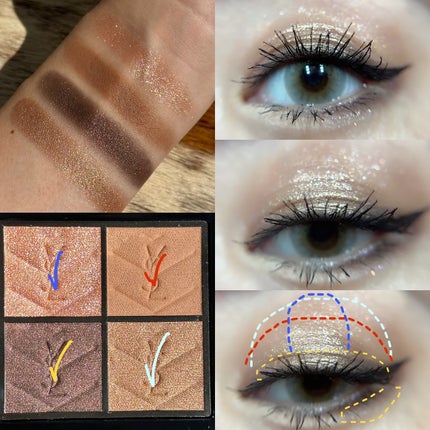 クチュール ミニ クラッチ/YVES SAINT LAURENT BEAUTE/アイシャドウパレットを使ったクチコミ(6枚目)