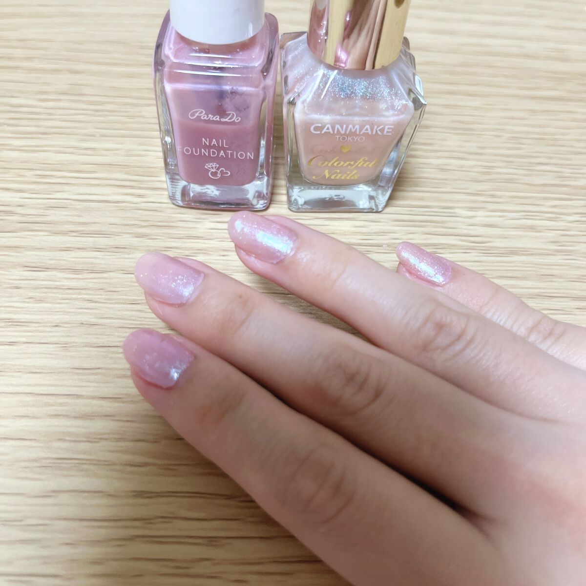 ナチュラルネイルカラーN 034 グレープソルベ/デュカート/マニキュアを使ったクチコミ（2枚目）