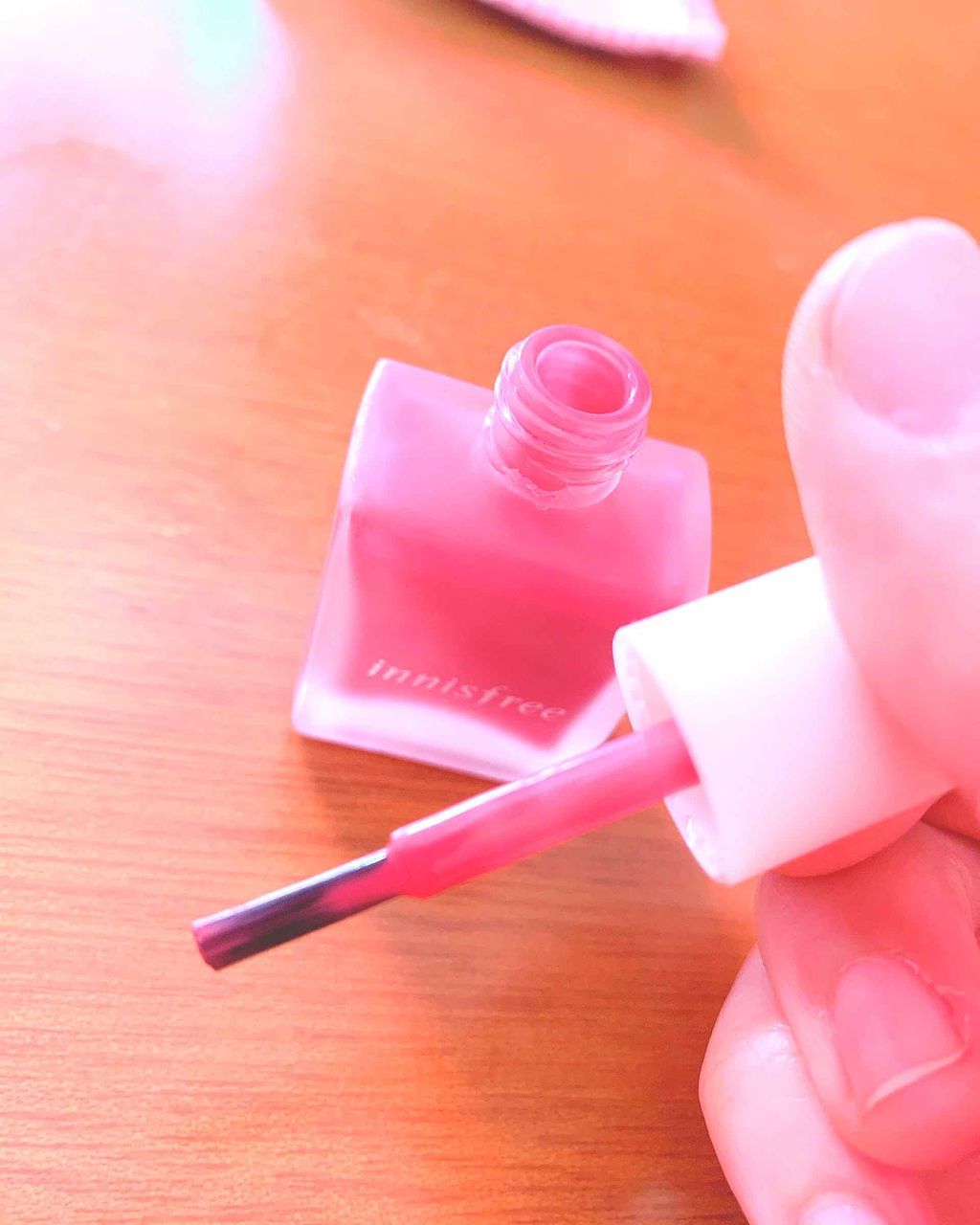 Petal Blusher /innisfree/リキッドチークを使ったクチコミ(2枚目)