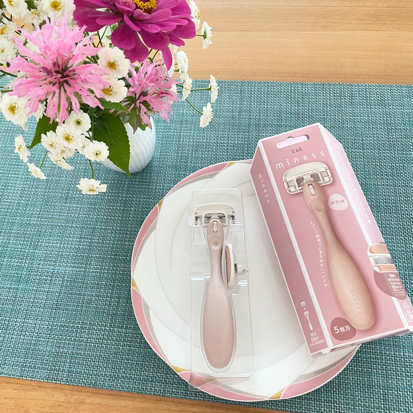 miness ボディ用カミソリ 替刃2個付/貝印/シェーバーを使ったクチコミ（2枚目）