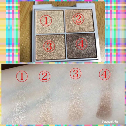 シルキースフレアイズ/キャンメイク/アイシャドウパレットを使ったクチコミ(2枚目)