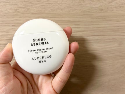 サウンド リニューアル セラムクリーム/SUPEREGG /フェイスクリームを使ったクチコミ(3枚目)