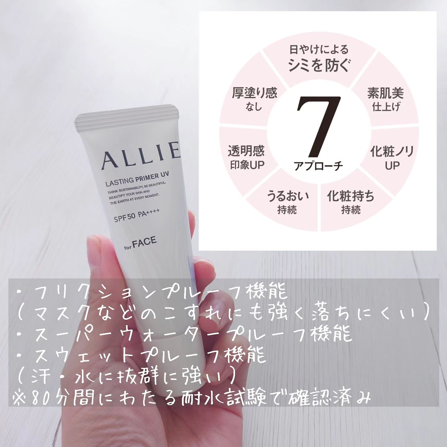 アリィー クロノビューティ ラスティングプライマーUV/アリィー/日焼け止めジェルを使ったクチコミ（2枚目）