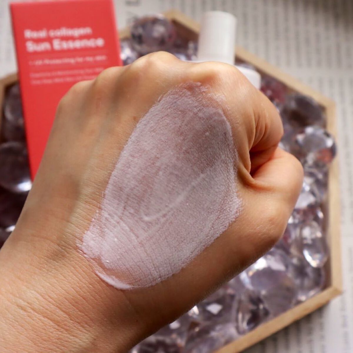 リアルコラーゲンサンエッセンス/One-day's you/日焼け止めローションを使ったクチコミ（3枚目）