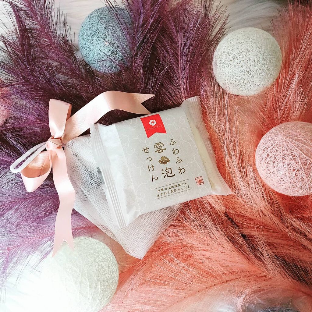 あたりちゃん♥️フォロバ&イイネ返し on LIPS 「【ふわふわ雪泡石けん】泡立てネット付き♡島根県の出雲で生まれた..」(1枚目)