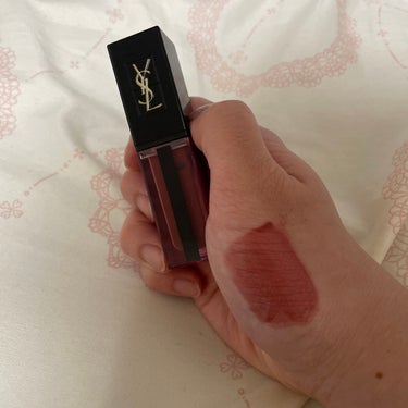 ルージュ ピュールクチュール ヴェルニ ウォーターステイン 617 ダイブ イン ザ ヌード/YVES SAINT LAURENT BEAUTE/口紅を使ったクチコミ（2枚目）