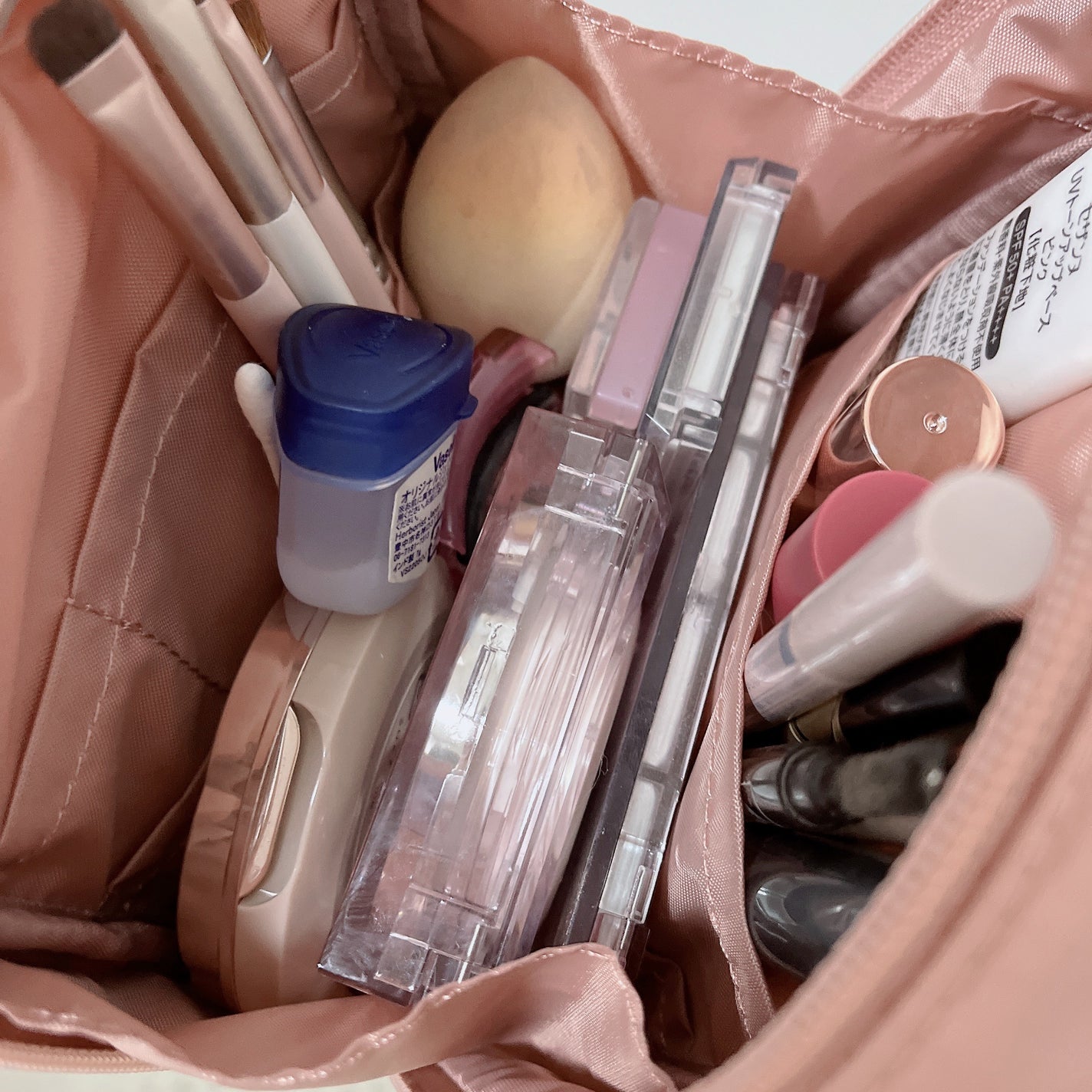 ナイロンメイクポーチ/無印良品/化粧ポーチを使ったクチコミ(1枚目)