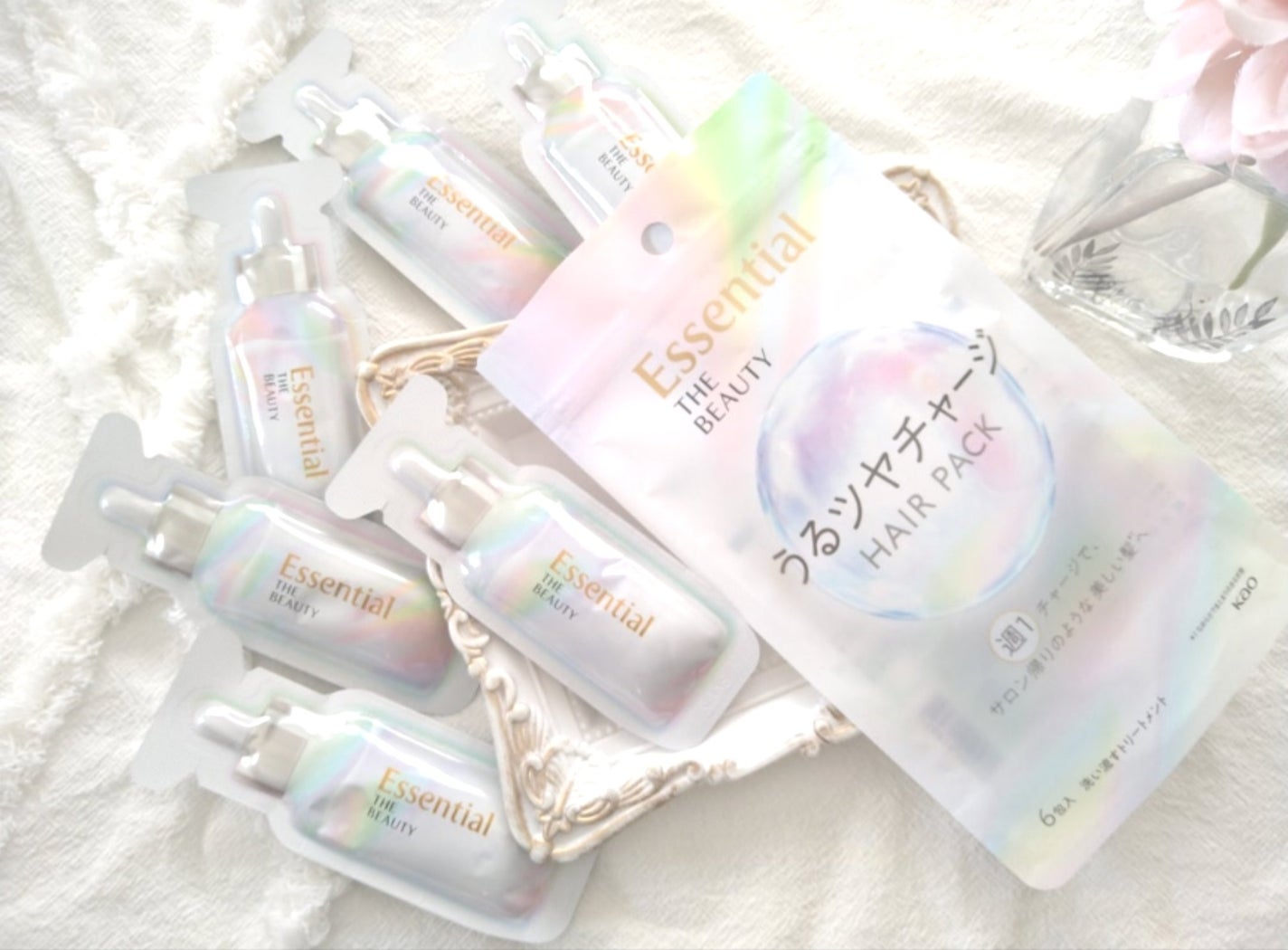 ザビューティ うるツヤチャージヘアパック/エッセンシャル/ヘアマスク・ヘアパックを使ったクチコミ(2枚目)