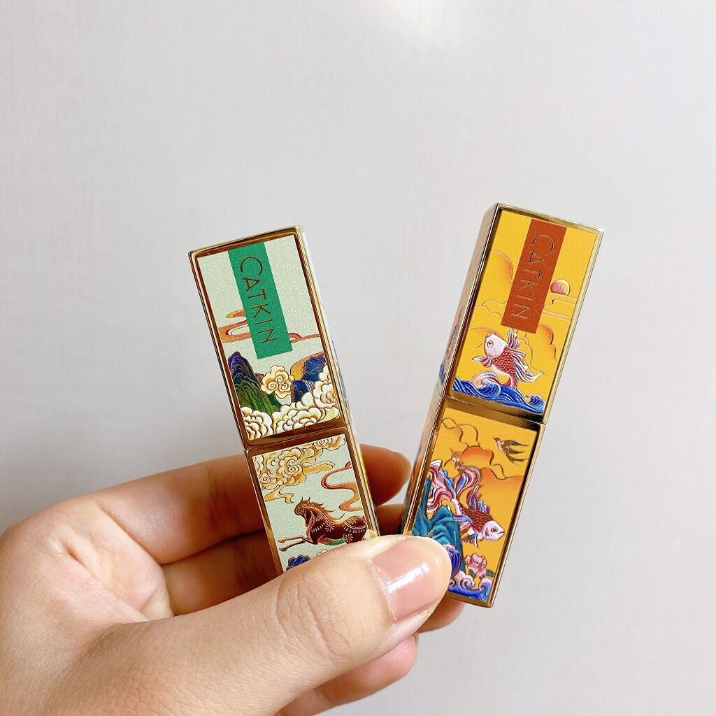 春江花月 保湿リップクリーム/CATKIN/リップケアを使ったクチコミ(1枚目)