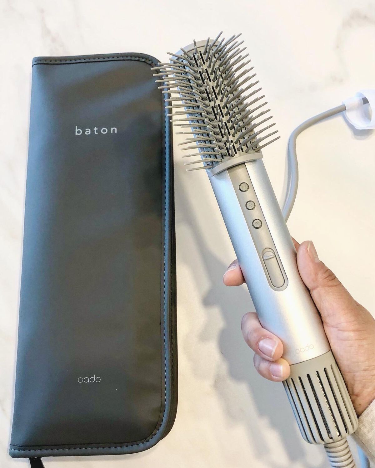 baton STICK HAIR DRYER/cado/カールドライヤーを使ったクチコミ(3枚目)