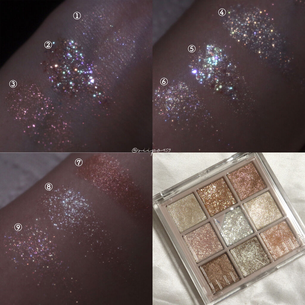 ベターザンパレット/rom&nd/アイシャドウパレットを使ったクチコミ（3枚目）