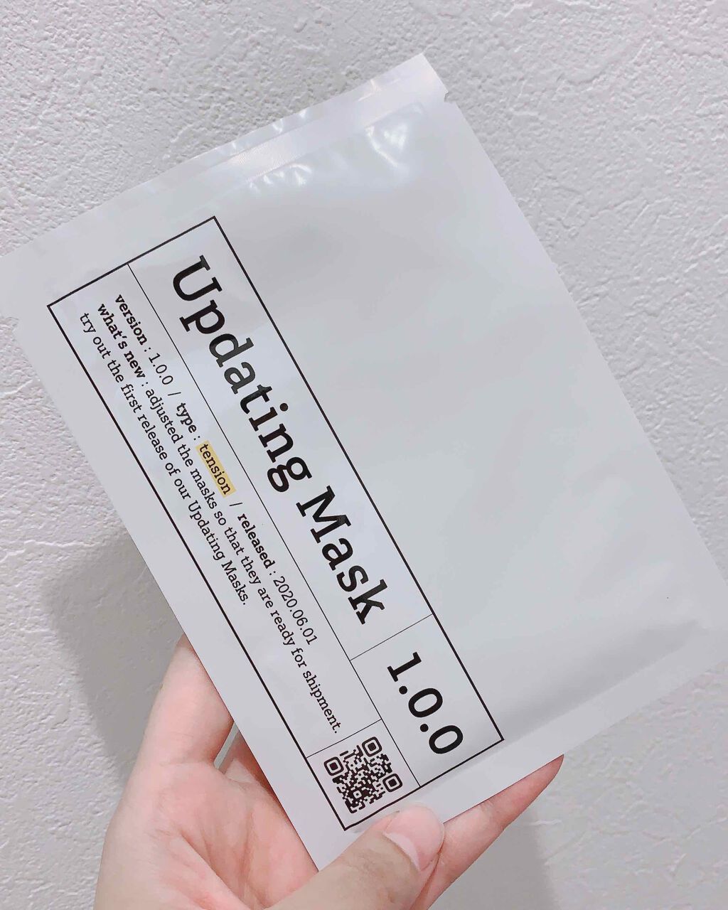 Updating Mask 1.0.0 Type T(毛穴対策)/tension 1セット5枚入り/meol/シートマスク・パックを使ったクチコミ(1枚目)