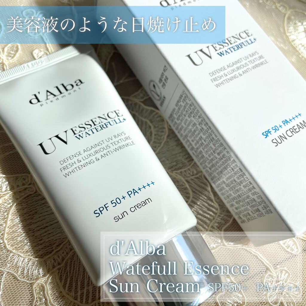 ダルバ ウォータフル エッセンス サンクリーム/ダルバ/日焼け止めクリームを使ったクチコミ(1枚目)