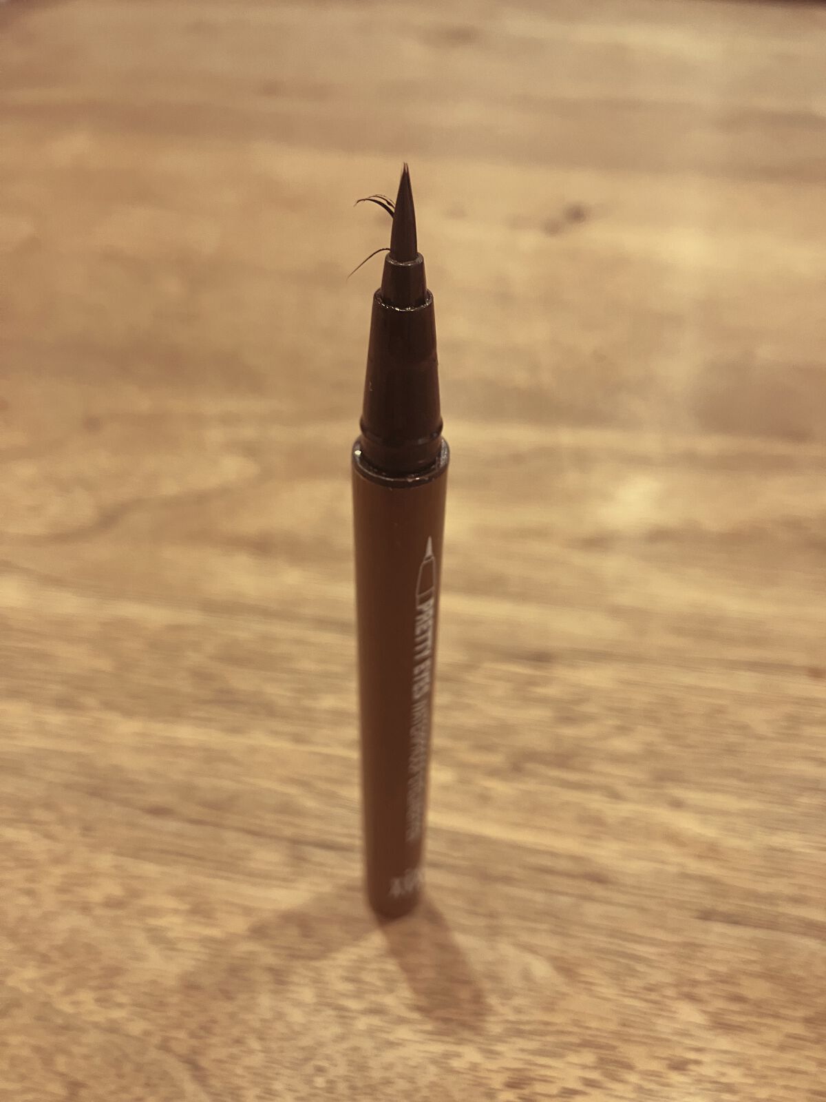 PRETTY EYES 103ライトブラウン/xixi/リキッドアイライナーを使ったクチコミ（2枚目）