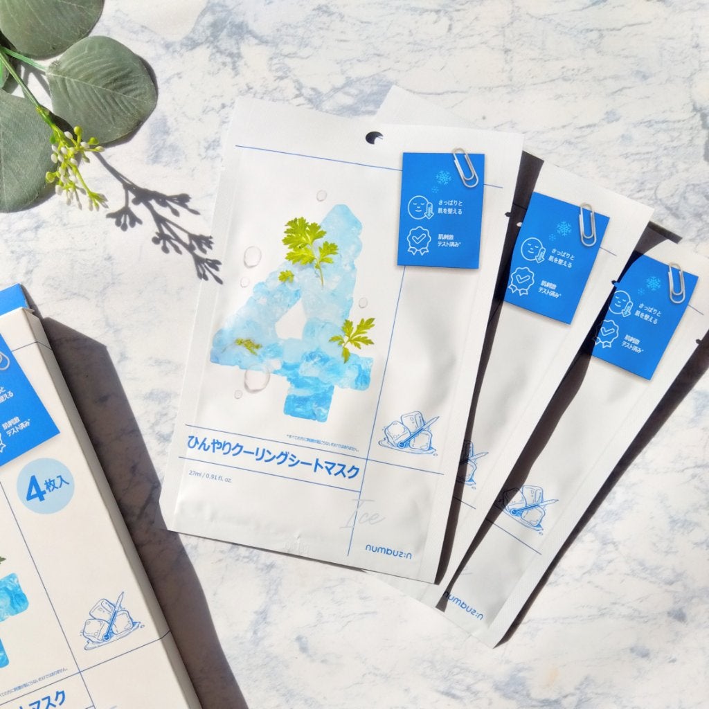 4番 ひんやりクーリングシートマスク/numbuzin/シートマスク・パックを使ったクチコミ(1枚目)
