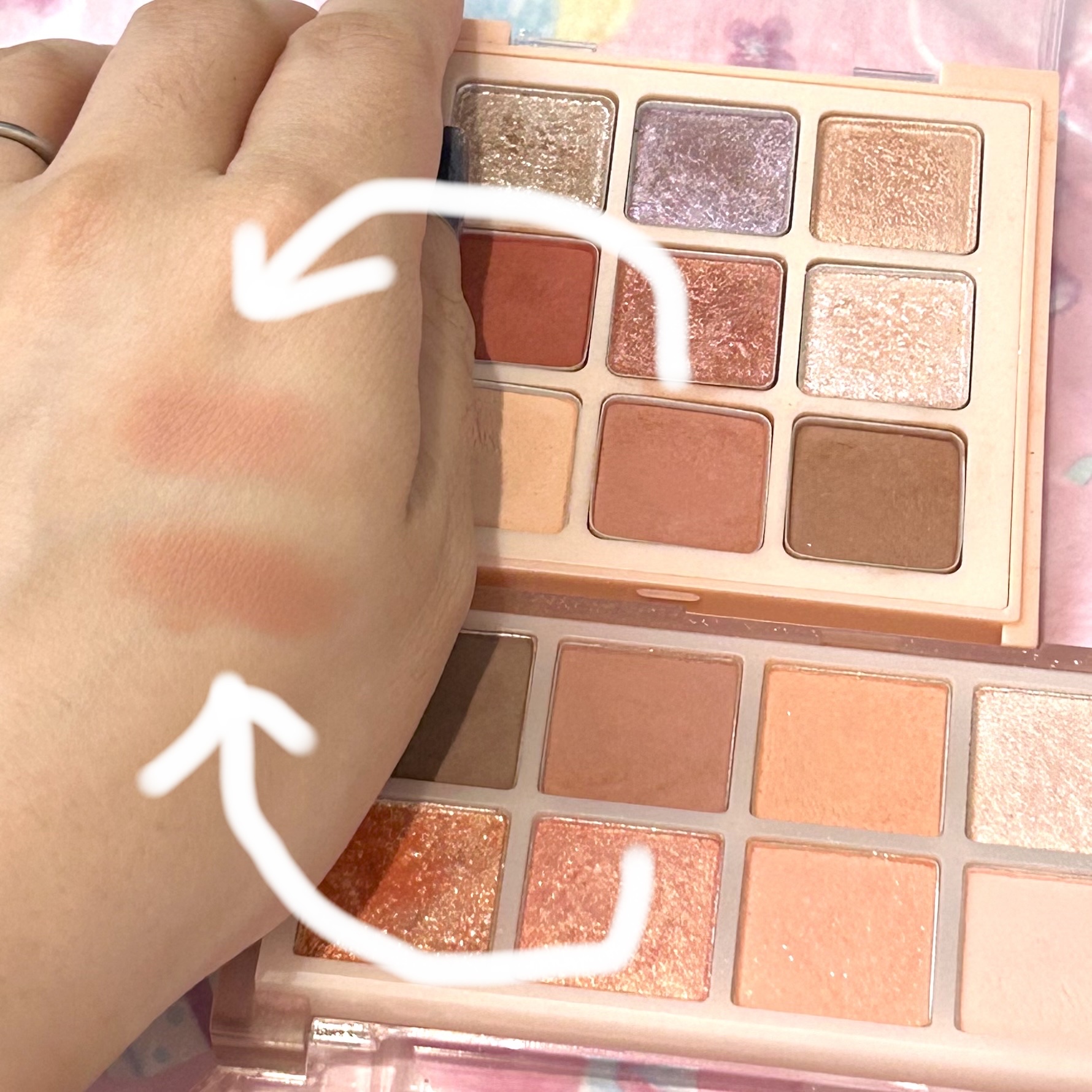 MDショールモーメント アイシャドウパレット/mude./アイシャドウパレットを使ったクチコミ（3枚目）