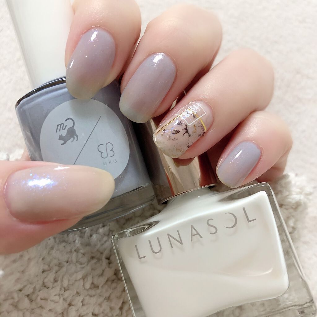 カラーベースコート ゼロ/uka/オールインワンネイルを使ったクチコミ（1枚目）