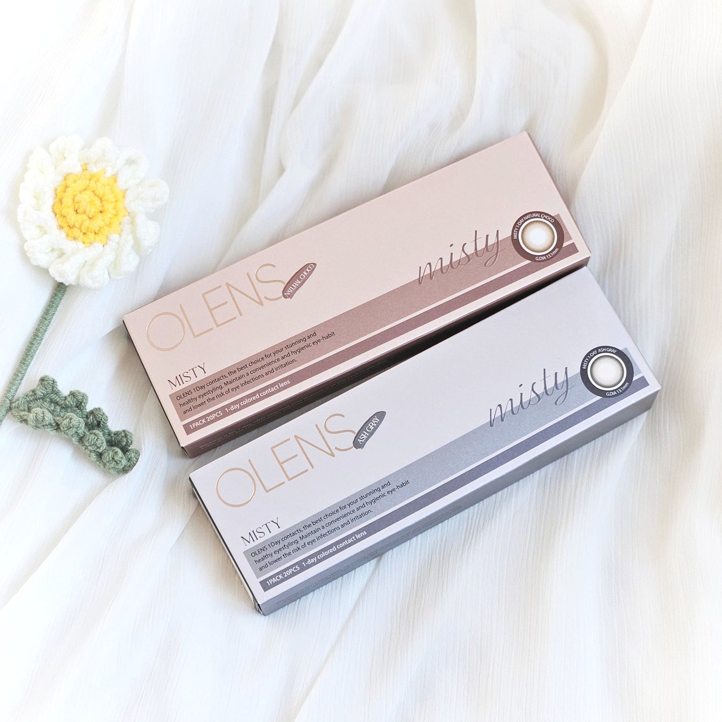 ミスティワンデー/OLENS/カラーコンタクトレンズを使ったクチコミ(5枚目)