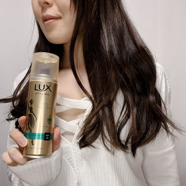 LUX 美容液スタイリング スーパーハード＆キープ フォームのクチコミ「◼️LUX
#美容液スタイリング スーパーハード＆キープ フォーム
.
すごくかなりゆるい巻き.....」（3枚目）