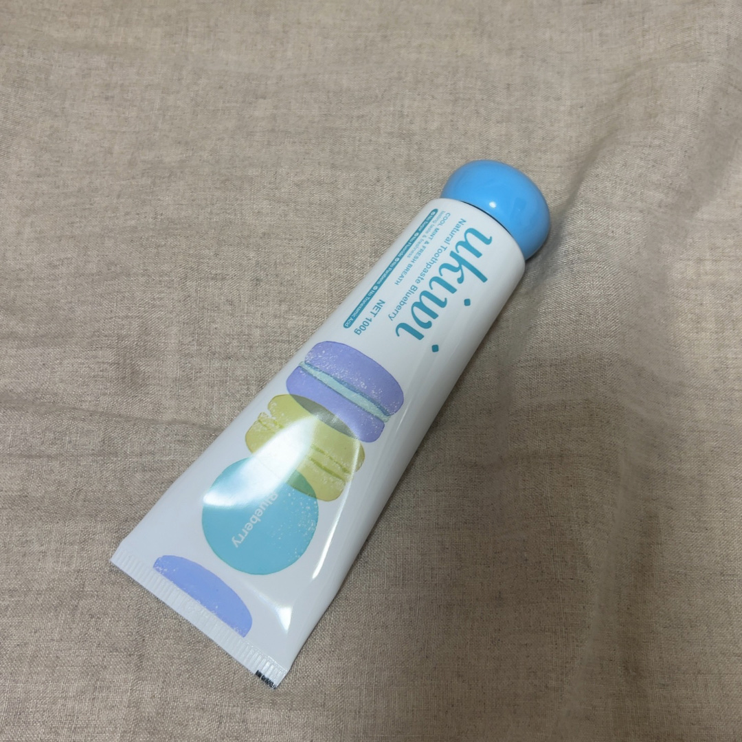 ukiwi ナチュラルマカロントゥースペーストのクチコミ「ukiwi MACARON Natural Toothpaste
（ユーキウイマカロンナチュラ.....」（2枚目）