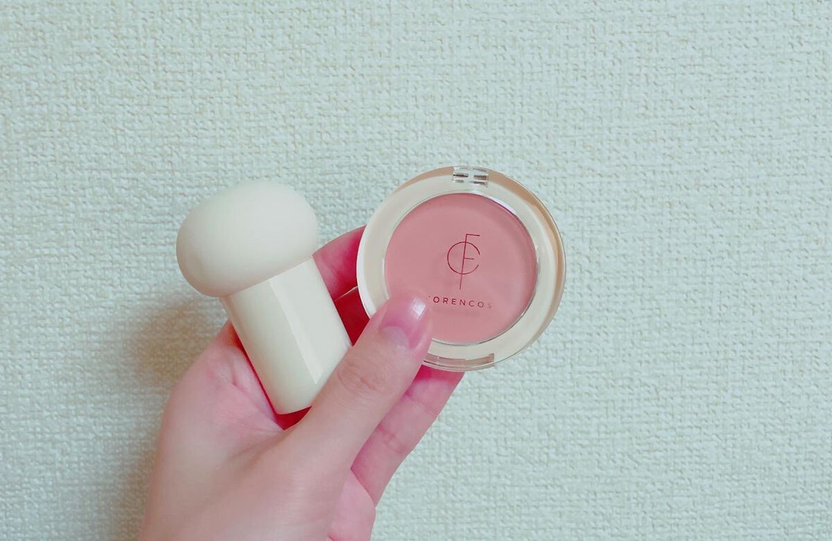 ベアブラッシャー パフ付き/フォレンコス/パウダーチークを使ったクチコミ(3枚目)