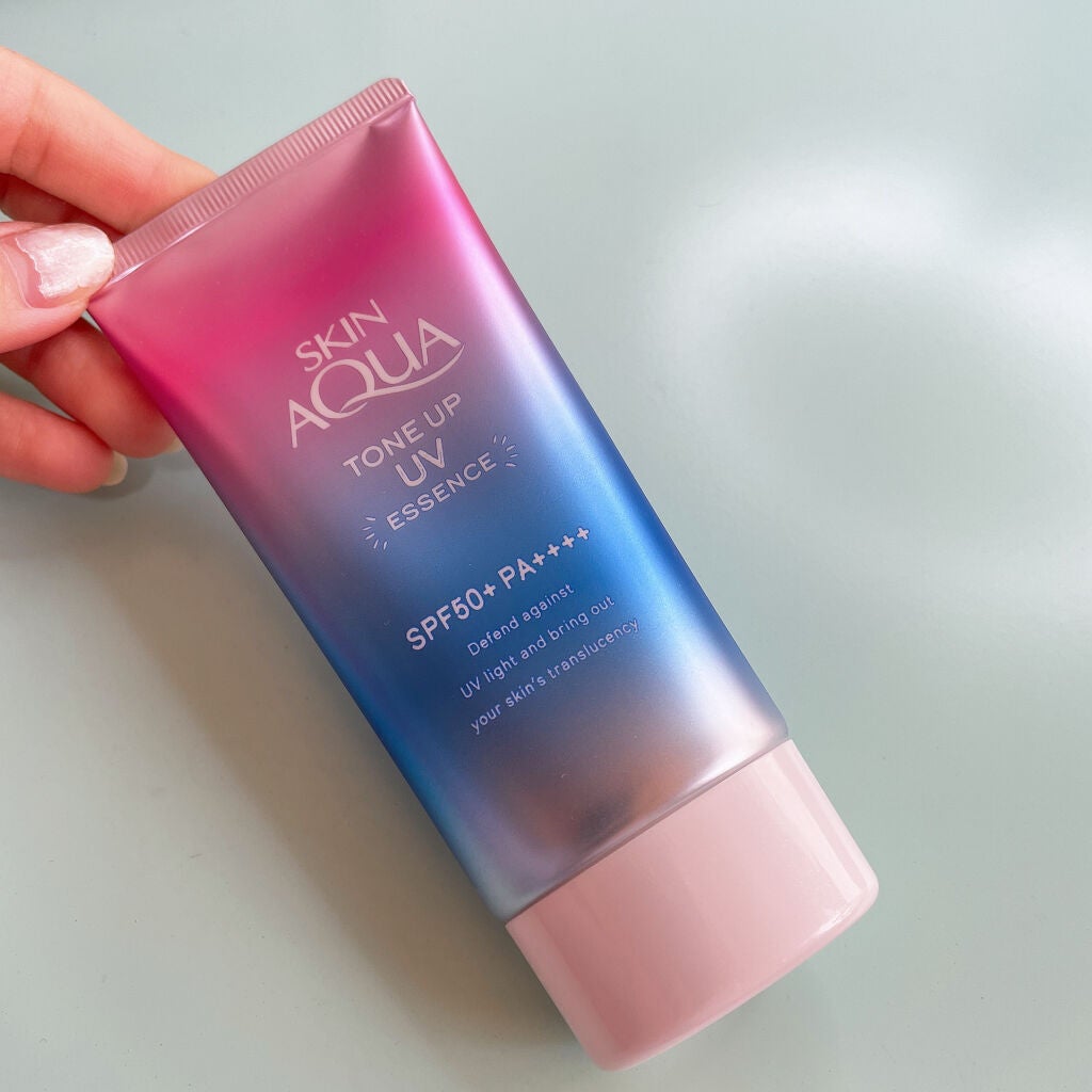 スキンアクア トーンアップUVエッセンス/スキンアクア/日焼け止めクリームを使ったクチコミ(2枚目)