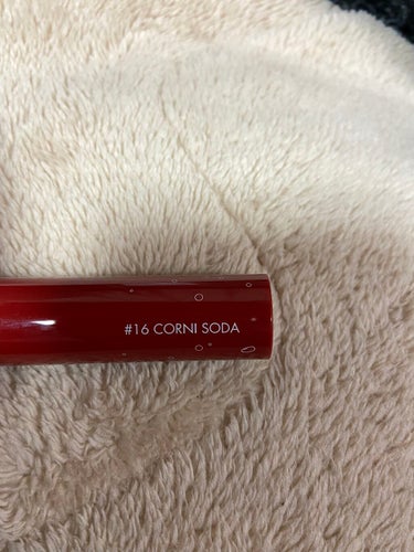 ジューシーラスティングティント 16 コルニソーダ(CORNI SODA)/rom&nd/口紅を使ったクチコミ（2枚目）