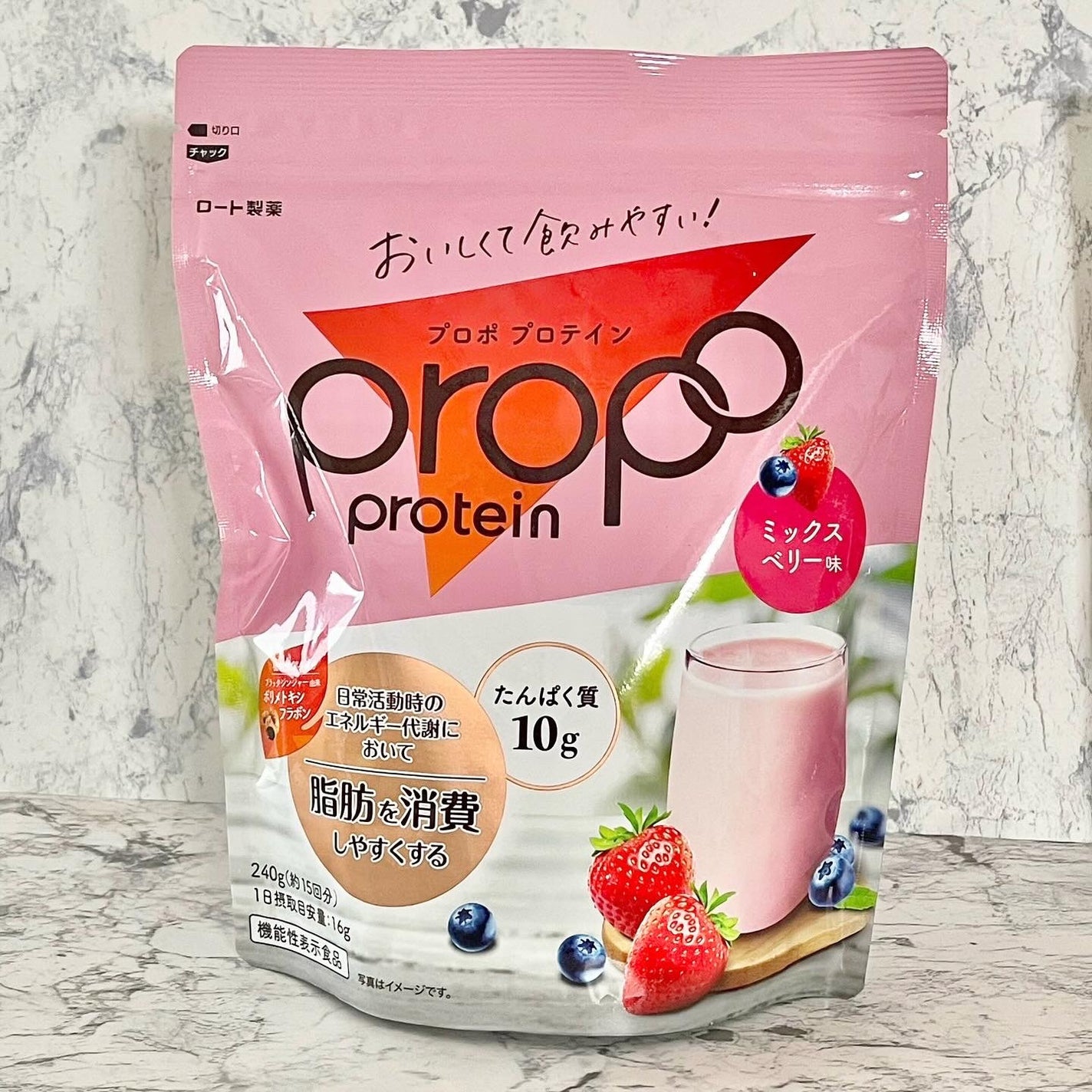 プロポ プロテイン(カフェオレ味)/ロート製薬/その他プロテインを使ったクチコミ(2枚目)