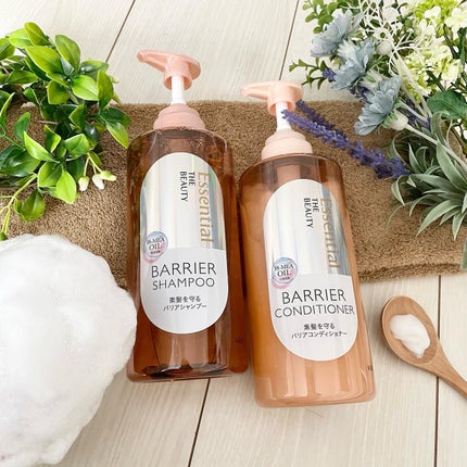 ザビューティ 髪のキメ美容素髪を守る バリアシャンプー/コンディショナー/エッセンシャル/シャンプー・コンディショナーを使ったクチコミ(3枚目)
