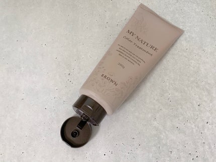 オールインワン カラートリートメント/マイナチュレ/ヘアカラーを使ったクチコミ(3枚目)