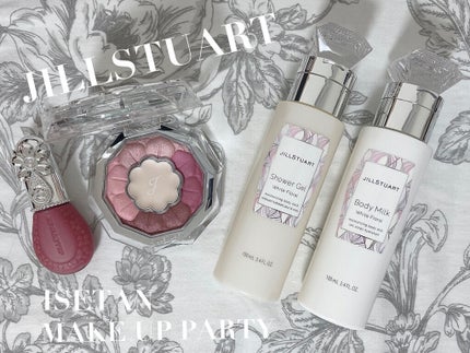 ジルスチュアート ブルームドロップ リップ&チーク シフォン/JILL STUART/リキッドチークを使ったクチコミ(1枚目)