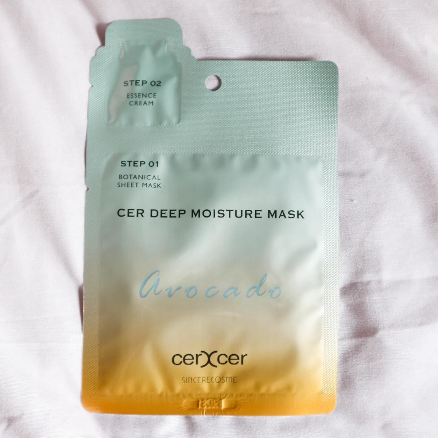 ディープモイスチャー マスク (ケアクリーム付き)/cerXcer/シートマスク・パックを使ったクチコミ(2枚目)