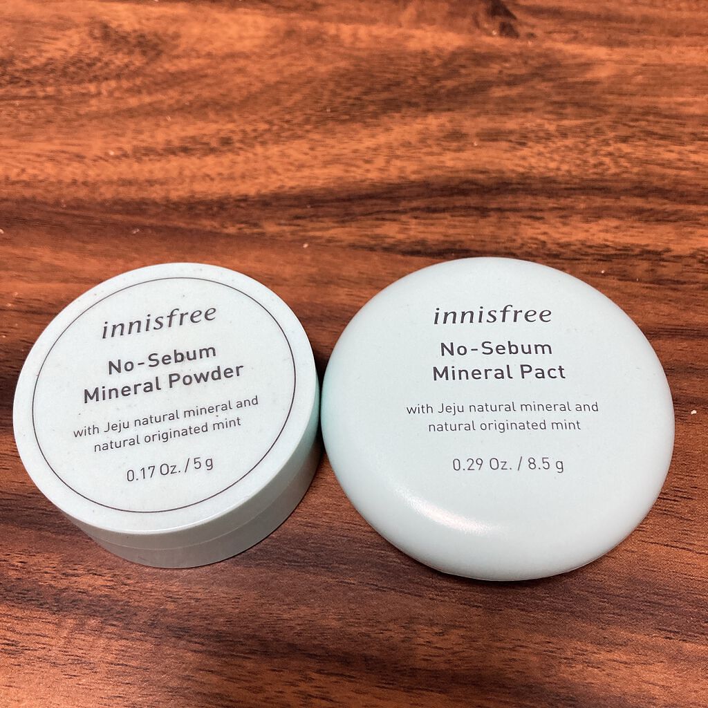 ノーセバム ミネラルパクト N/innisfree/プレストパウダーを使ったクチコミ（1枚目）