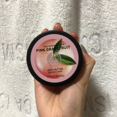 ボディバター ピンクグレープフルーツ/THE BODY SHOP/ボディクリームを使ったクチコミ（1枚目）