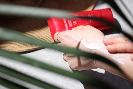 ブライトニングスキントリートUV/ALBLANC/日焼け止めローションを使ったクチコミ(2枚目)