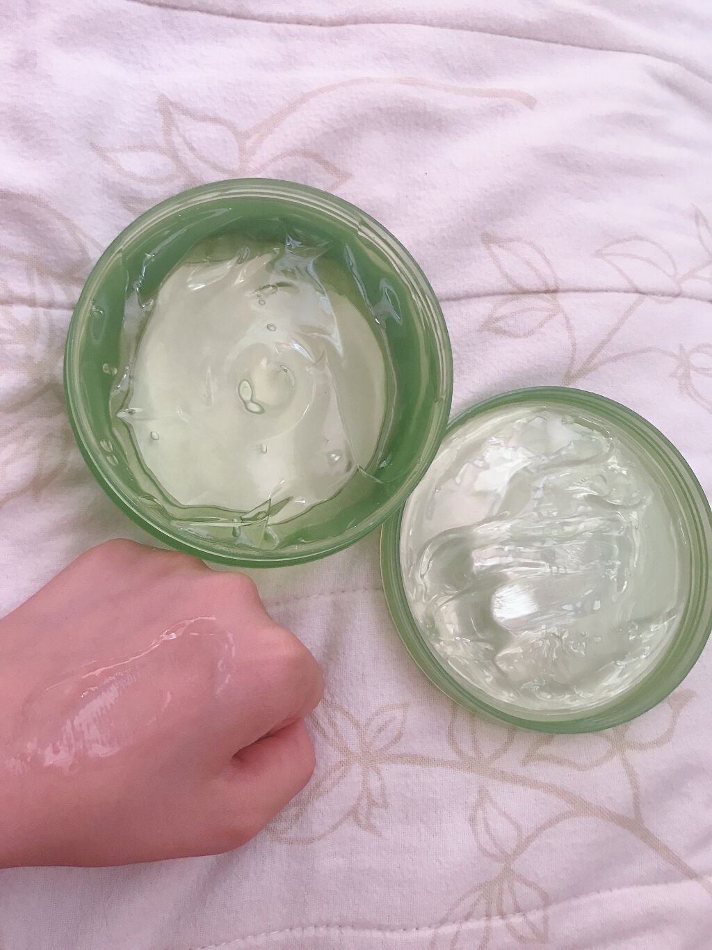 マイルド＆モイスチャーアロエジェル/ネイチャーリパブリック/ボディローションを使ったクチコミ（2枚目）