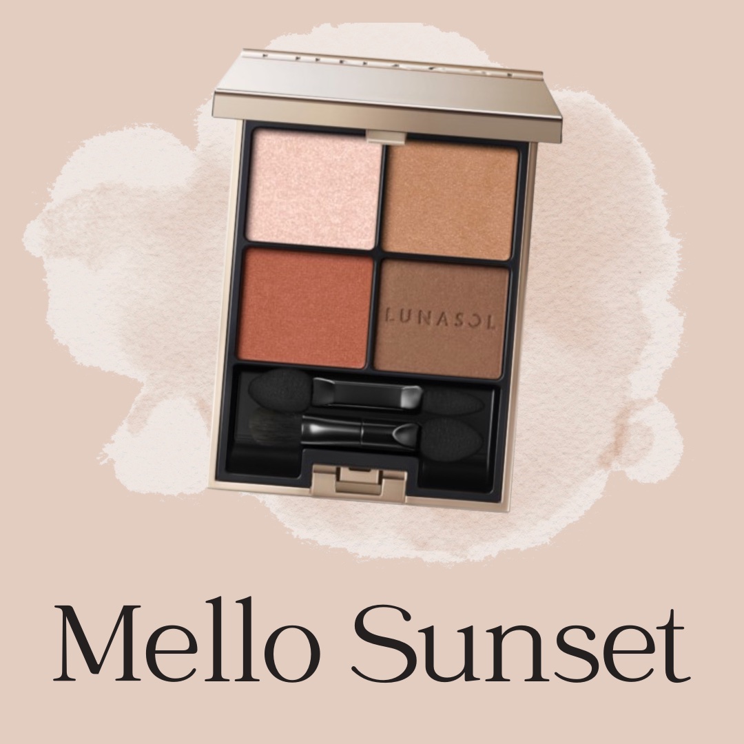 アイカラーレーション EX40 Mellow Sunset/LUNASOL/アイシャドウパレットを使ったクチコミ（1枚目）