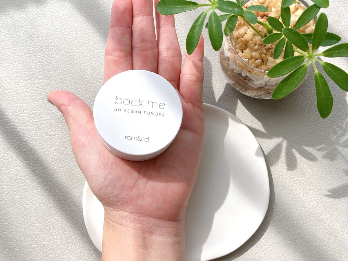 バックミーノーセバムパウダー/rom&nd/ルースパウダーを使ったクチコミ（3枚目）