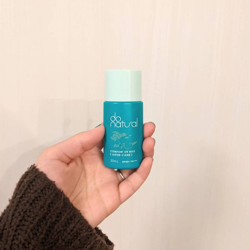 コンフォート ＵＶ ミルク ［ラスター クリア］/do natural/日焼け止めミルクを使ったクチコミ（1枚目）