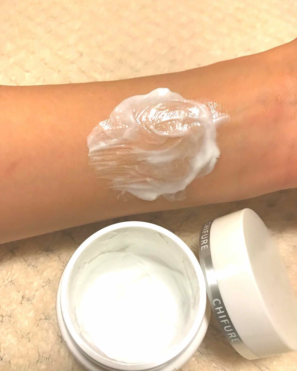 保湿クリーム /ちふれ/フェイスクリームを使ったクチコミ(2枚目)