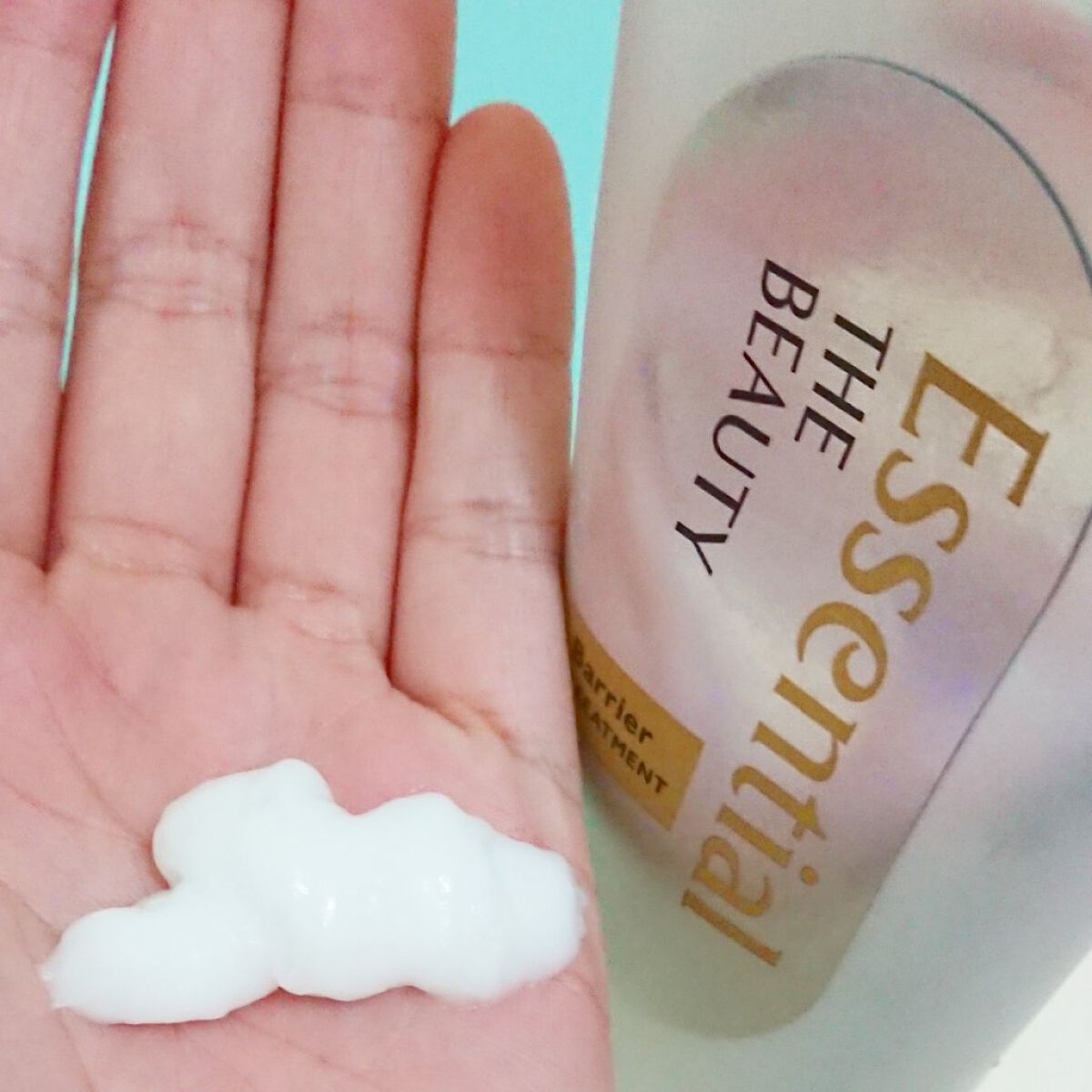 髪のキメ美容バリアトリートメント/エッセンシャル/洗い流すヘアトリートメントを使ったクチコミ(4枚目)