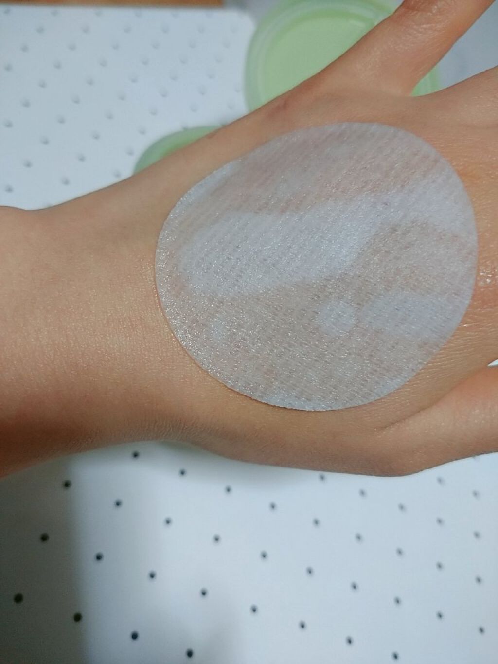 ドクダミカーミングタッチスポットパッド/Abib /トナーパッドを使ったクチコミ（3枚目）