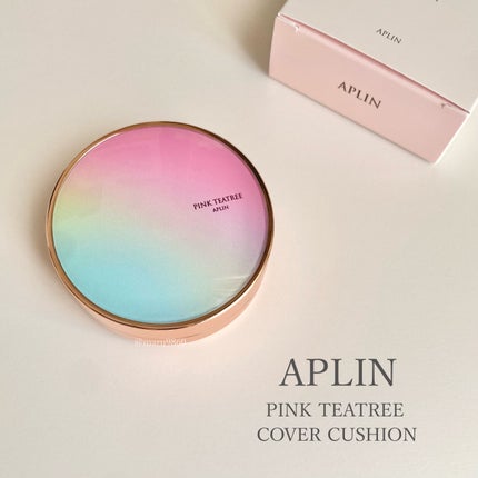 ピンクティーツリーカバークッション/APLIN/クッションファンデーションを使ったクチコミ(1枚目)